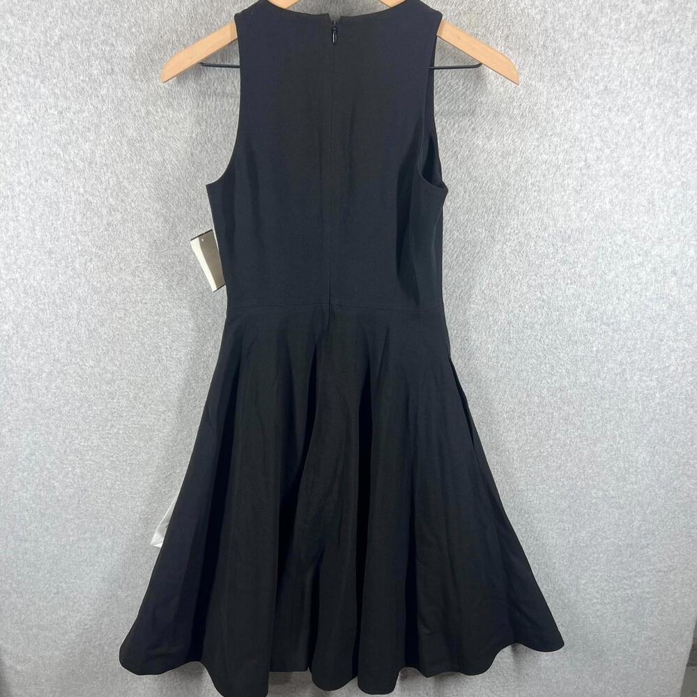 DRESS THE POPULATION Little Black Dress LBD‎ Halter Mini Cocktail Womens XXS 2XS